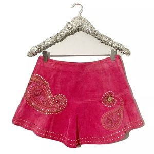 WILSONS LEATHER MAXIMA Sequin Paisley Skirt Small